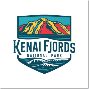 Kenai Fjords National Park US National Park Alaska Posters and Art